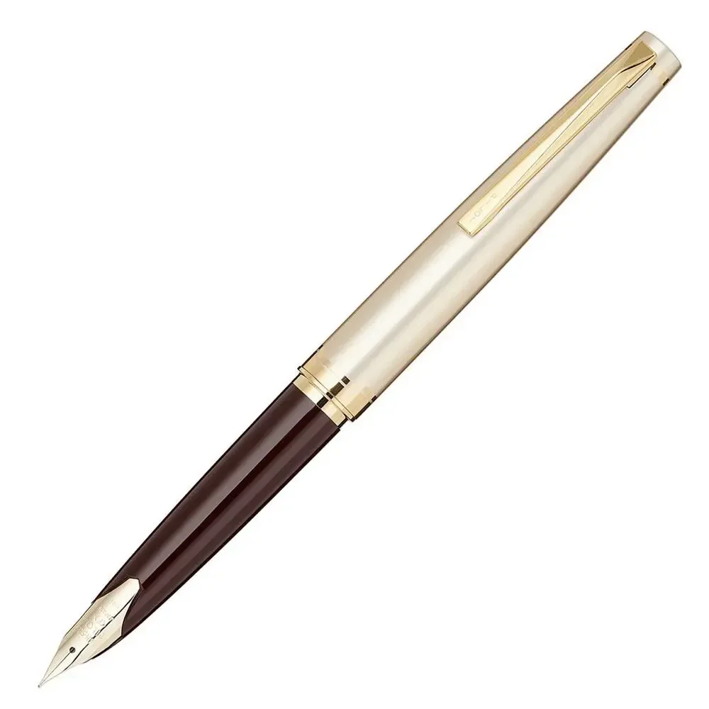 Pilot e95s Fountain Pen - Burgundy / Ivory - 14k Gold Fine (EF) Tip - New SEALED
